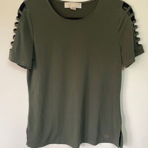 Michael Kors Olive Green Women's Top Size Small